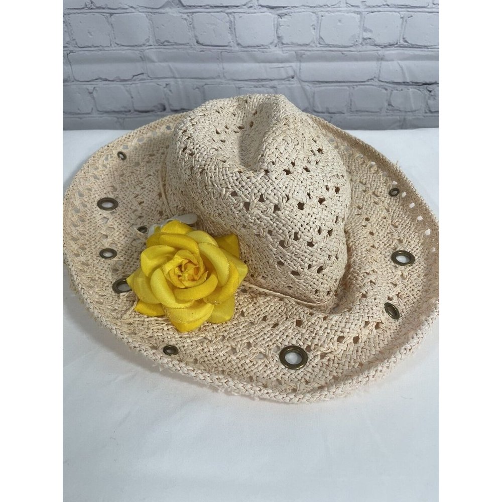 Laundry By Shelli Segal Beach Woven Paper Straw Sun Hat Size One Size